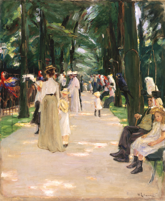 allée des péroquets à Max Liebermann