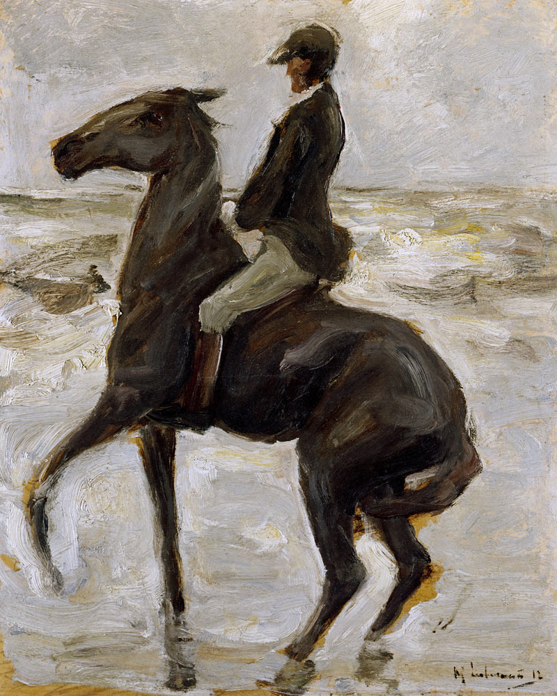 Cavaliers sur la plage à Max Liebermann