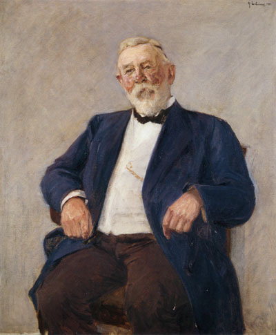 portrait de l'architecte Friedrich Kuhnt à Max Liebermann