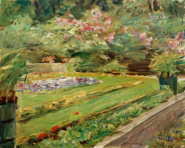 La terrasse de fleurs dans le jardin de Wannsee après nord-ouest à Max Liebermann