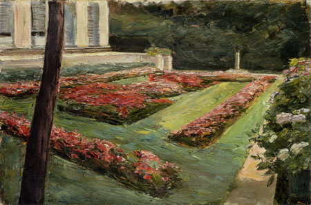 La terrasse de fleurs dans le jardin de Wannsee après nord-ouest à Max Liebermann