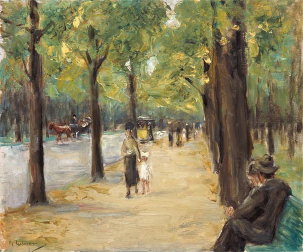 Dans le jardin animalier de Berlin à Max Liebermann