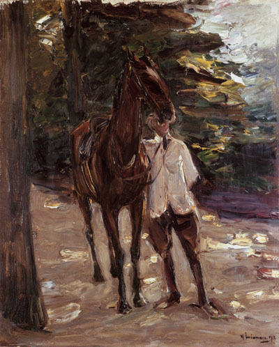 cavalier à cheval à Max Liebermann