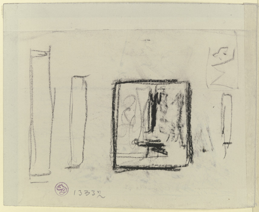 Sketched rectangles à Max Liebermann