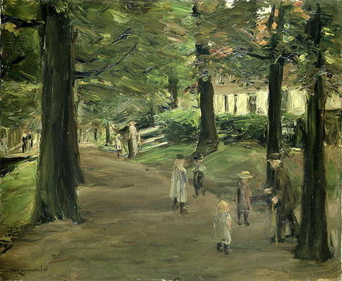 The Avenue (oil on canvas) à Max Liebermann