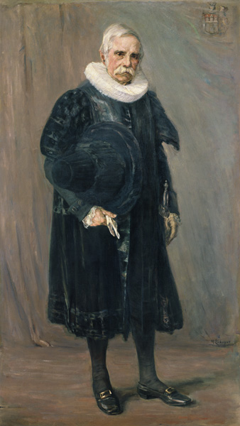 The Mayor, Carl Friedrich Petersen (1809-92) 1891 (oil on canvas) à Max Liebermann