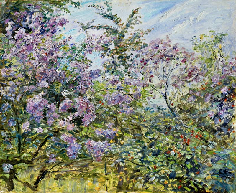 lilas fleurissant à Max Slevogt