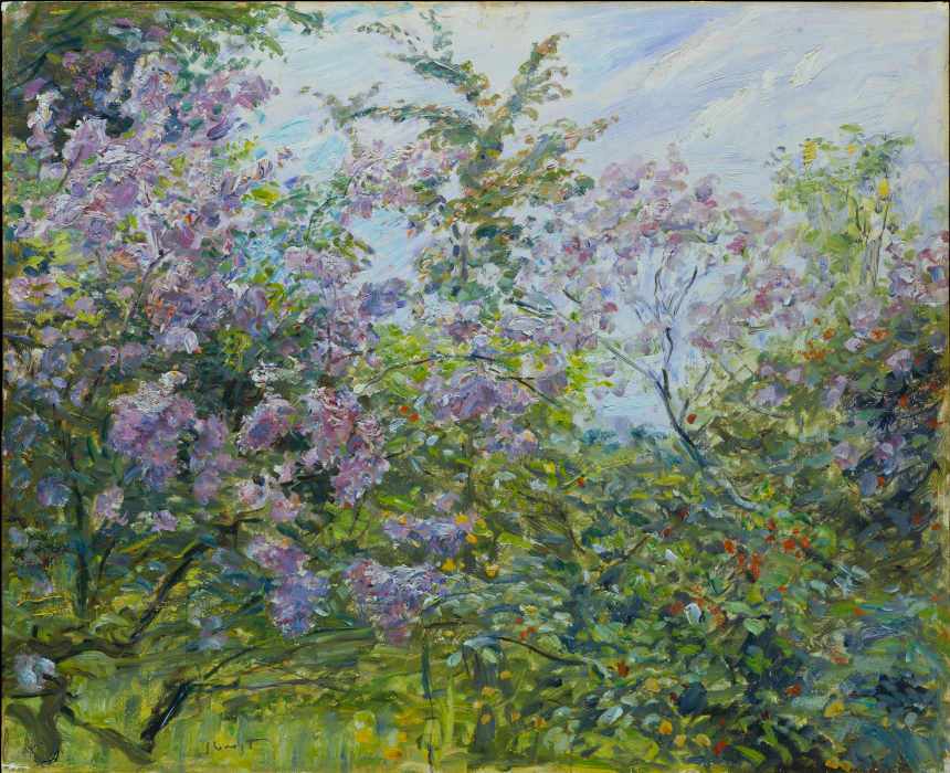 Blossoming Lilac à Max Slevogt