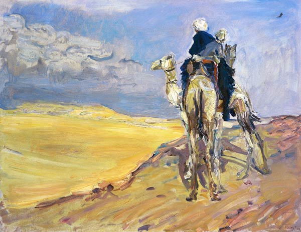Slevogt, Sandsturm Libysch.Wüste/1914 à Max Slevogt