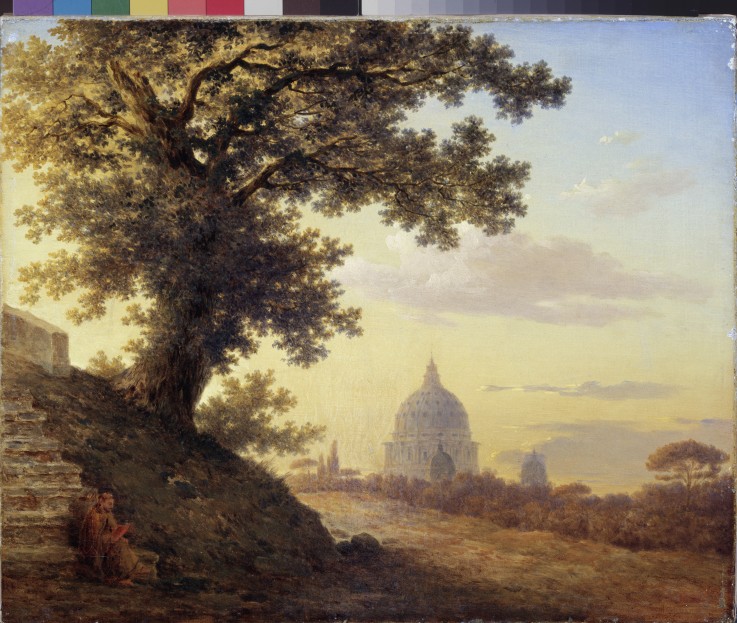 The Torquato Tasso's Oak in Rome à Maxim Nikiforowitsch Worobjew