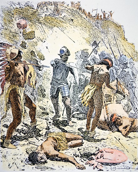 The Pueblo Indian Revolt of 1680 à Maynard Dixon