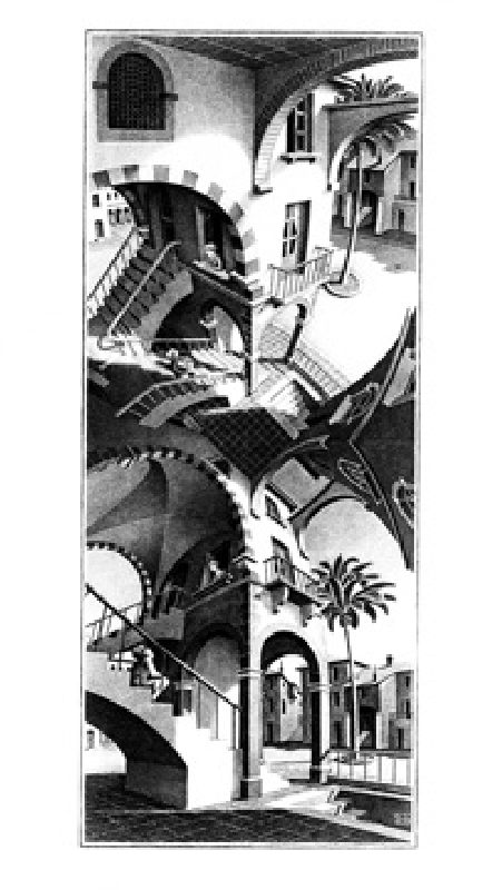 Oben und Unten - (ESE-10) à M.c. Escher