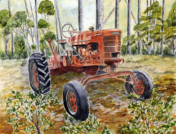 Old tractor à Derek McCrea