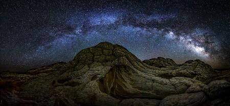 Milky Way over the Silent Mountains