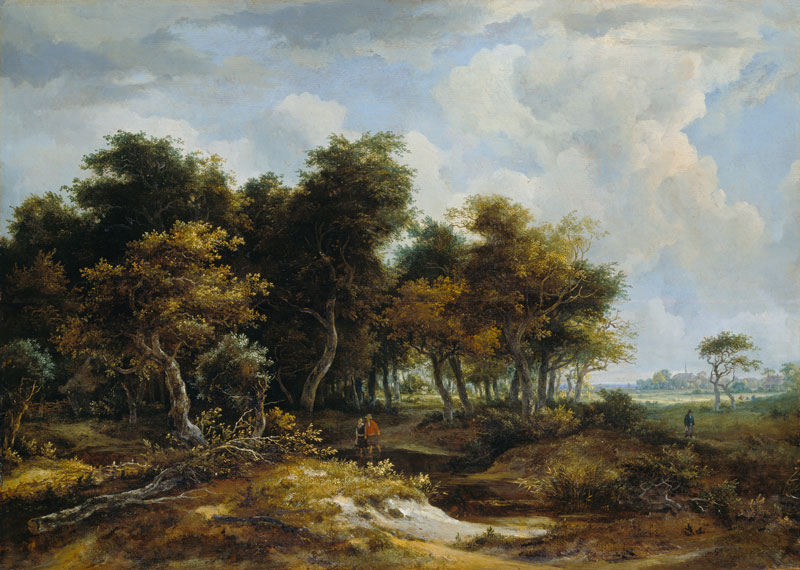 Entrance to a Forest à Meindert Hobbema