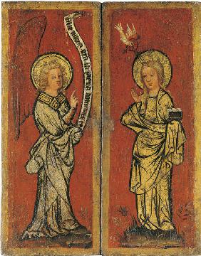 The Annunciation. Triptych of The Holy Face