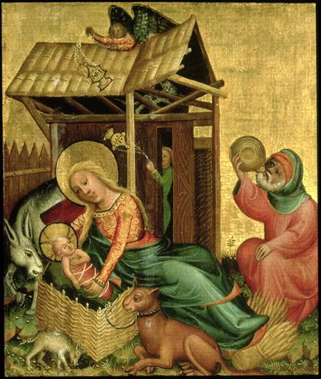 The Nativity, from the Buxtehude Altar à Maître Bertram