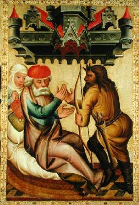 Isaac and Esau from the High Altar of St. Peter's in Hamburg, the Grabower Altar