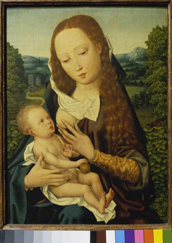 Marie avec l'enfant (néerlandais) à Maître de la légende de la Madeleine