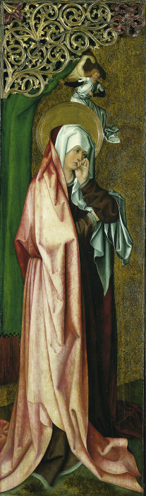 The Virgin Mary Mourning à Maître des portraits de Stalburg
