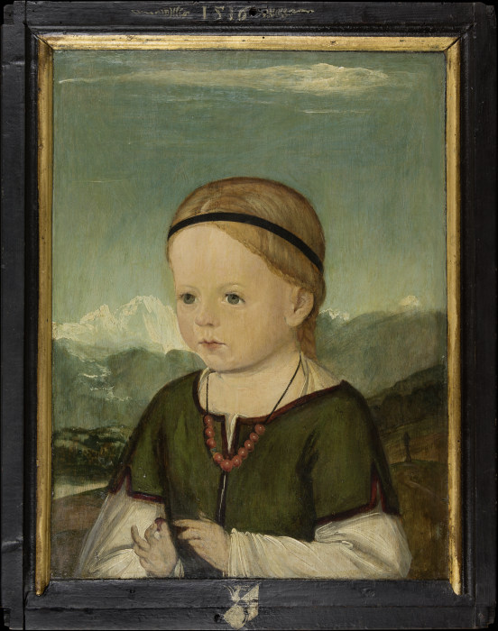 Portrait of Barbara Thenn (1513-1542) à Maître des portraits d'enfants de Thenn