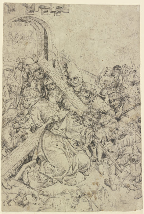 Bearing of the Cross à Maître du maître-autel d'Hersbruck