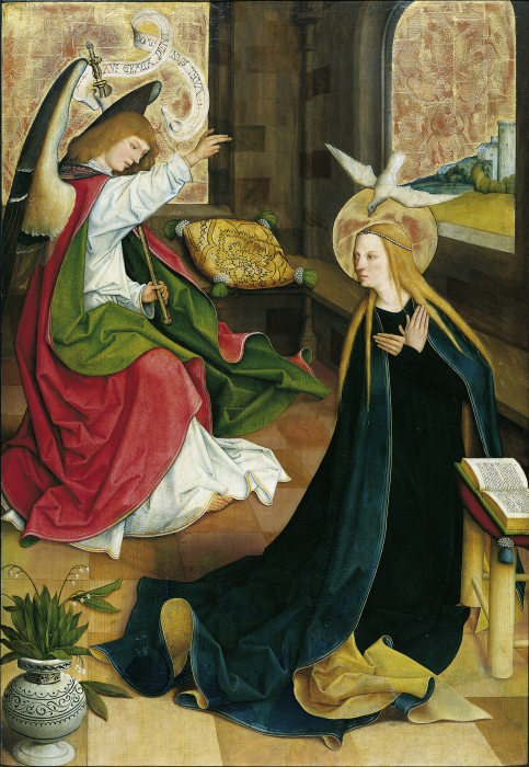 The Annunciation à Maître de l'autel de Pfullendorf