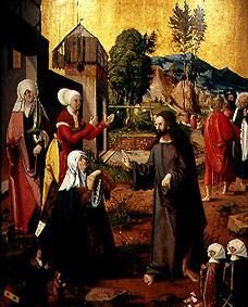 Le départ Christ cela femmes Saintes à Maître du maître-autel Schwabacher