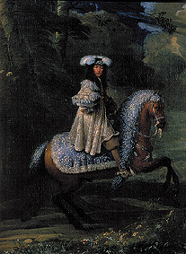 portrait d'un cavalier dans la tenue distinguée à Maître (français)