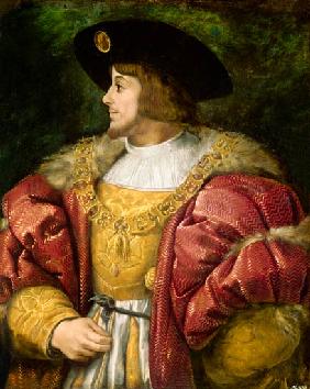 portrait du roi hongrois Lajos II