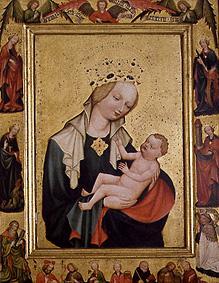 La Madonne avec l'enfant Jésus à Maître (tchèque)