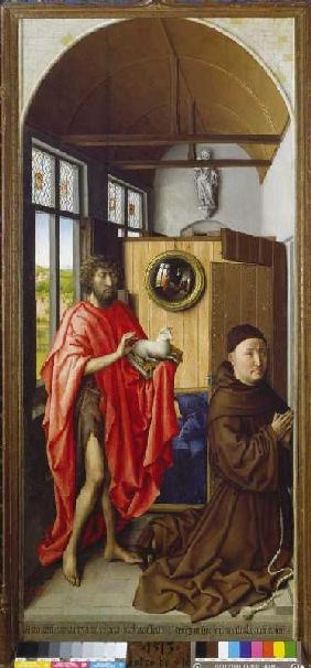 Jean Baptiste et le franciscain Henri Werle