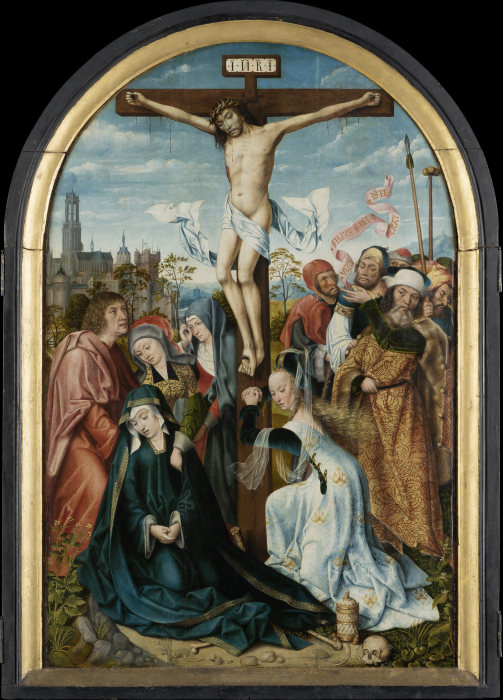 The Crucifixion of Christ à Maître de Francfort