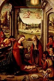 La naissance du Christ. à Maître de Játiva, espagnol
