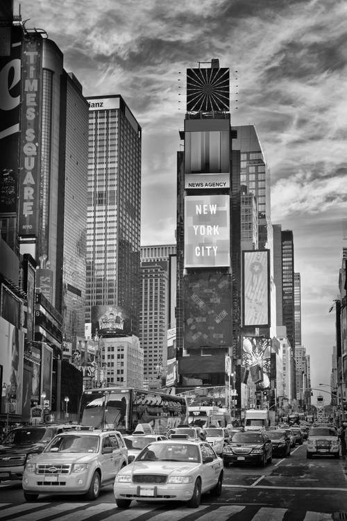 NEW YORK CITY Times Square | Monochrome à Melanie Viola