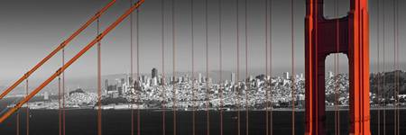 Golden Gate Bridge | Panorama en colorkey