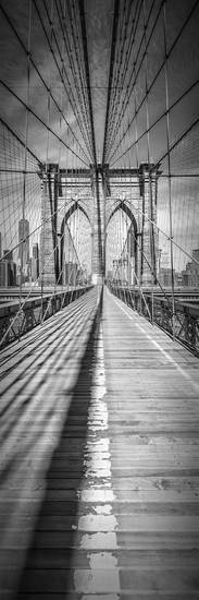 NEW YORK CITY Manhattan Bridge | Panorama vertical 