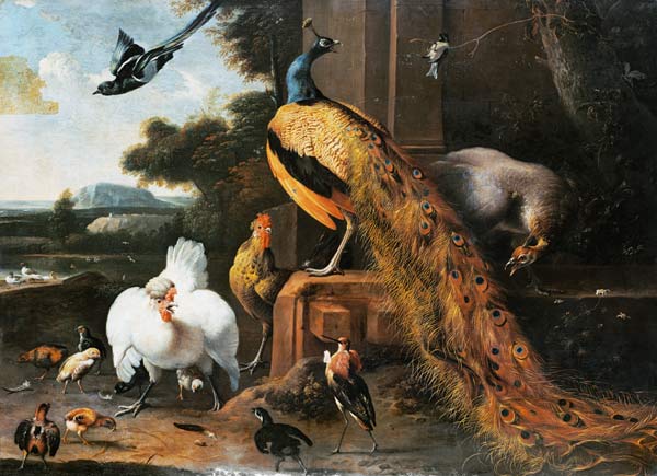 Revolt in the Poultry Coup à Melchior de Hondecoeter