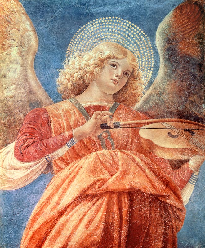 Musical Angel with Violin à Melozzo da Forli
