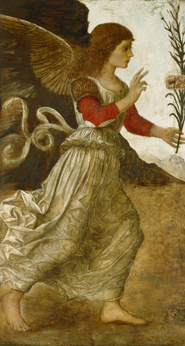 The Annunciating Angel Gabriel à Melozzo da Forli
