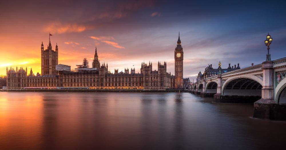 London Palace of Westminster Sunset à Merakiphotographer