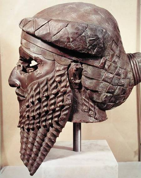 Head of Sargon I (c.2334-2279 BC) 2400-2200 BC à Mésopotamien