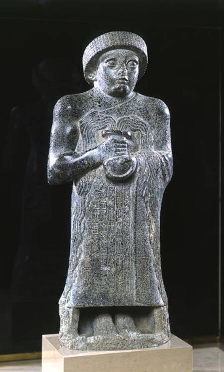 Statue of Prince Gudea à Mésopotamien