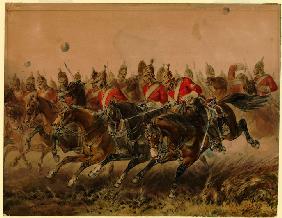 The Charge of the Light Brigade during the Battle of Balaclava