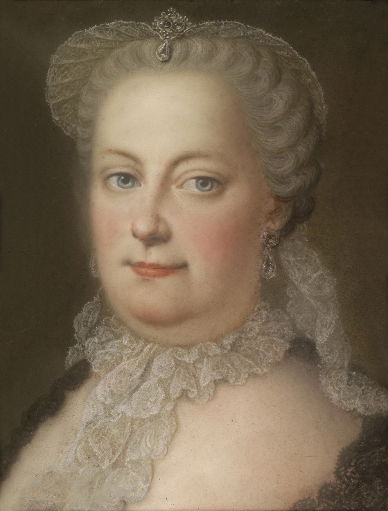 Portrait of Empress Maria Theresia of Austria (1717-1780) à Michael Christoph Hagelgans