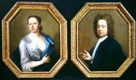 The Artist Hugh Howard (1675-1743) and his Wife Thomasine Langston Howard à Michael Dahl