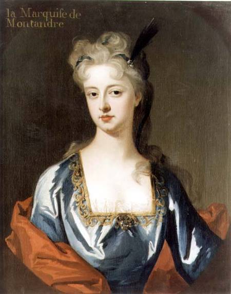 Portrait of Mary Anne Spanheim (1682-1772), wife of Francois de la Rochefoucauld, Marquis de Montand à Michael Dahl