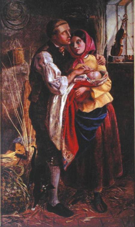 The Blind Basket Maker with his First Child à Michael Frederick Halliday