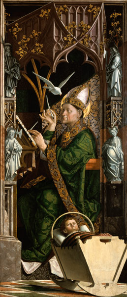 Pacher / St. Ambrosius / Altarpiece à Michael Pacher