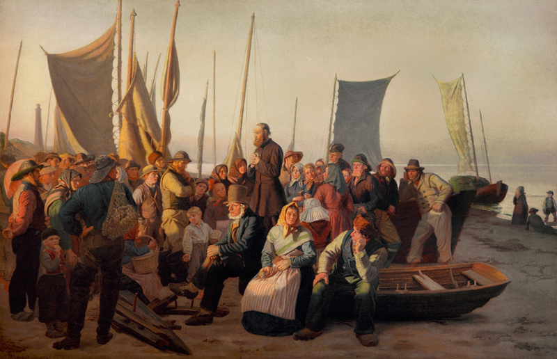 Lay Preacher , Skagen à Michael Peter Ancher